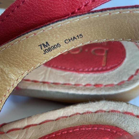 B o c Born Concepts Clearwater Flat Adjustable Ankle strap Sandals Size 7M - Picture 9 of 10